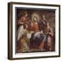 Angels Ministering to Christ in the Wilderness-Matteo Rosselli-Framed Giclee Print