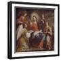 Angels Ministering to Christ in the Wilderness-Matteo Rosselli-Framed Giclee Print