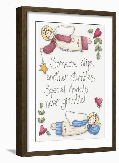 Angels Never Grumble-Debbie McMaster-Framed Giclee Print