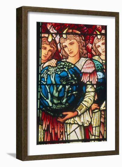 Angels of Creation: the Third Day, C.1890-Edward Burne-Jones-Framed Giclee Print