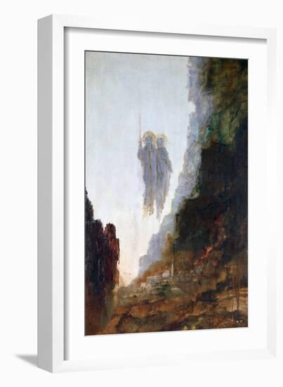 Angels of Sodom, C1846-1898-Gustave Moreau-Framed Giclee Print