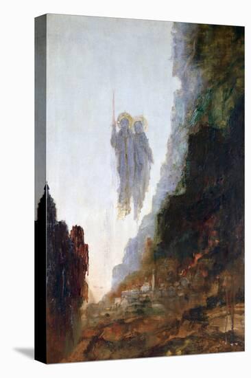 Angels of Sodom, C1846-1898-Gustave Moreau-Stretched Canvas