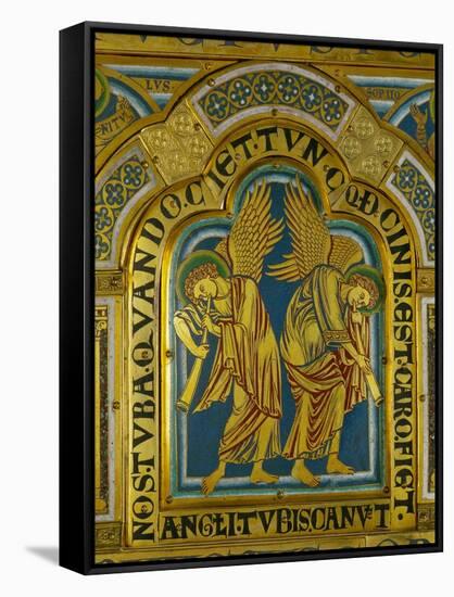 Angels of the Ressurection, from the Verdun Altar-Nicholas of Verdun-Framed Stretched Canvas