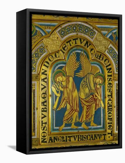 Angels of the Ressurection, from the Verdun Altar-Nicholas of Verdun-Framed Stretched Canvas