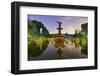 Angels of the Water Fountain at Bethesda Terrace in New York City's Central Park.-SeanPavonePhoto-Framed Photographic Print