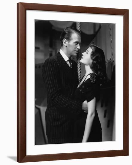 ANGELS OVER BROADWAY, 1940 directed by BEN HECHT AND LEE GARMES Douglas Fairbanks Jr. and Rita Hayw-null-Framed Photo