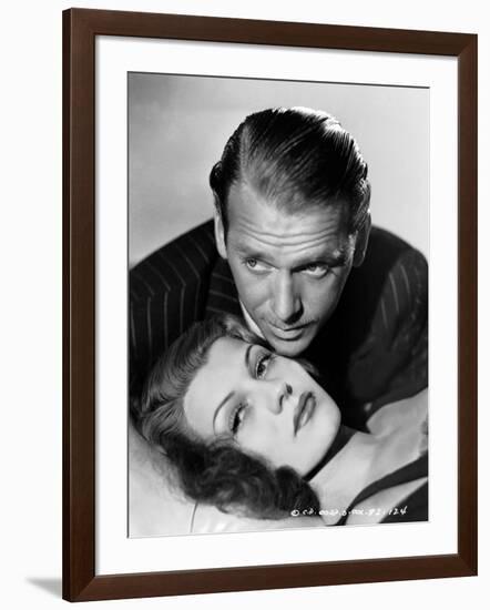 ANGELS OVER BROADWAY, 1940 directed by BEN HECHT AND LEE GARMES Douglas Fairbanks Jr. and Rita Hayw-null-Framed Photo