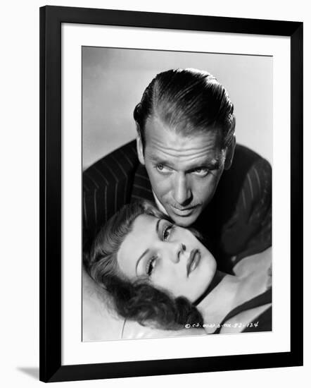 ANGELS OVER BROADWAY, 1940 directed by BEN HECHT AND LEE GARMES Douglas Fairbanks Jr. and Rita Hayw-null-Framed Photo