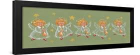 Angels Playing Trumpets-Beverly Johnston-Framed Giclee Print