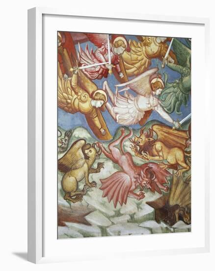 Angels Sending Demons Away, 1426-null-Framed Giclee Print