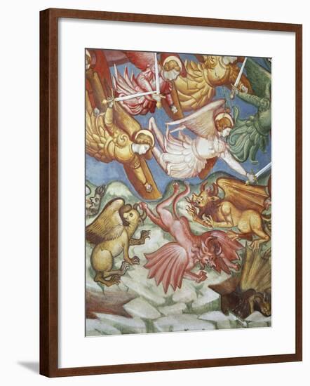 Angels Sending Demons Away, 1426-null-Framed Giclee Print