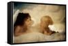 Angels Talking-Betsy Cameron-Framed Stretched Canvas