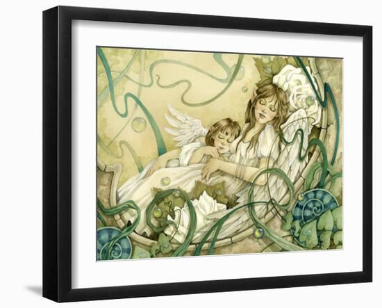 Angels to Dream of Peace-Linda Ravenscroft-Framed Giclee Print