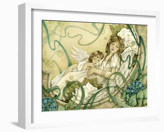 Angels to Dream of Peace-Linda Ravenscroft-Framed Giclee Print