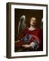 Angels with Attributes of the Passion: Angel Holding the Vessel and Towel for Washing the Hands of-Simon Vouet-Framed Giclee Print