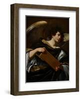 Angels with Attributes of the Passion, the Superscription from the Cross, C.1624-Simon Vouet-Framed Giclee Print