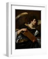 Angels with Attributes of the Passion, the Superscription from the Cross, C.1624-Simon Vouet-Framed Giclee Print