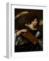 Angels with Attributes of the Passion, the Superscription from the Cross, C.1624-Simon Vouet-Framed Giclee Print