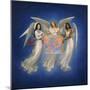 Angels with map-Edgar Jerins-Mounted Premium Giclee Print