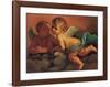 Angels-Guercino (Giovanni Francesco Barbieri)-Framed Art Print