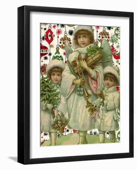 Angels-Vintage Apple Collection-Framed Giclee Print