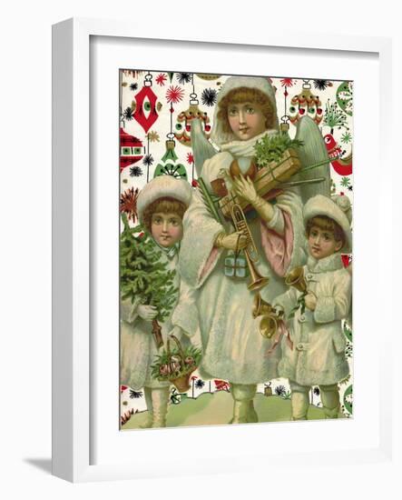 Angels-Vintage Apple Collection-Framed Giclee Print