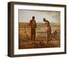 Angelus-Jean-François Millet-Framed Art Print