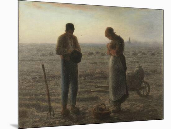 Angelus-Jean-François Millet-Mounted Giclee Print