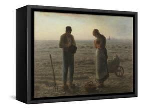 Angelus-Jean-François Millet-Framed Stretched Canvas