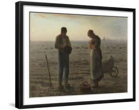 Angelus-Jean-François Millet-Framed Giclee Print