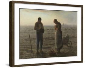 Angelus-Jean-François Millet-Framed Giclee Print