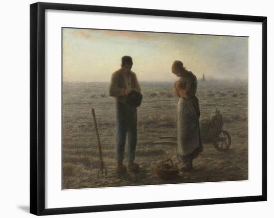 Angelus-Jean-François Millet-Framed Giclee Print