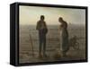 Angelus-Jean-François Millet-Framed Stretched Canvas