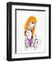 Anger Chic-Mydeadpony-Framed Art Print