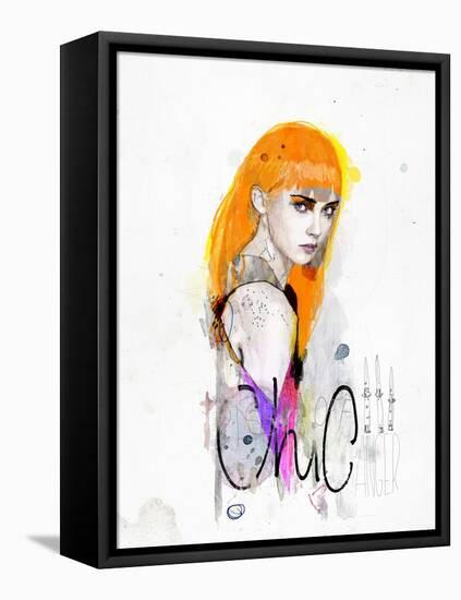 Anger Chic-Mydeadpony-Framed Stretched Canvas