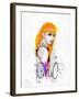 Anger Chic-Mydeadpony-Framed Art Print