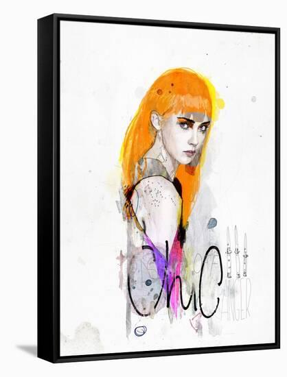 Anger Chic-Mydeadpony-Framed Stretched Canvas