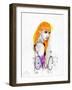 Anger Chic-Mydeadpony-Framed Art Print