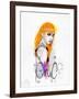 Anger Chic-Mydeadpony-Framed Art Print