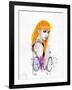 Anger Chic-Mydeadpony-Framed Art Print