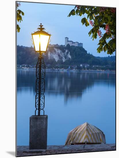 Angera Viewed from Arona, Lake Maggiore, Piedmont, Italy-Doug Pearson-Mounted Photographic Print