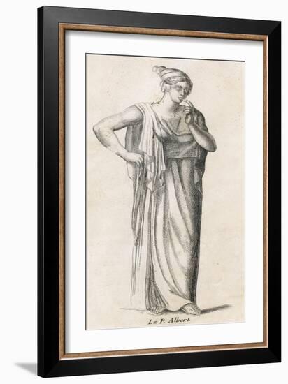 Angerona Goddess-null-Framed Art Print