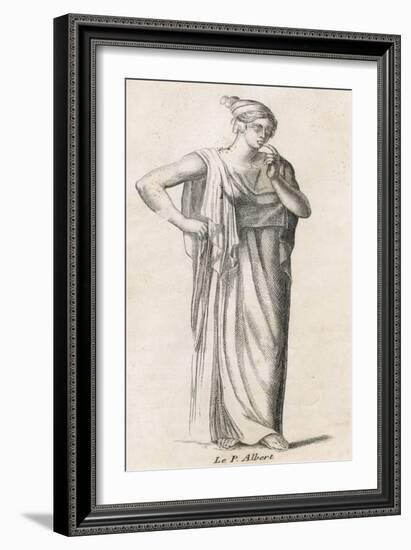 Angerona Goddess-null-Framed Art Print