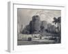 Angers Castle, France 19th Century-null-Framed Giclee Print