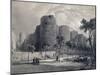 Angers Castle, France 19th Century-null-Mounted Giclee Print