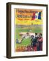 Angers, France - First Aviation Grand Prix - Pilot Taking Off Poster-Lantern Press-Framed Art Print