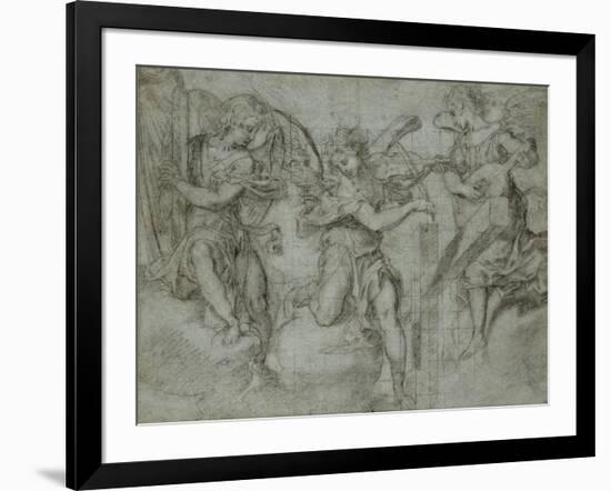 Anges musiciens-Andrea Lilio-Framed Giclee Print