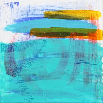 Turquoise Landscape, 2019, (acrylic on canvas)
