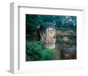 Angkor Buddha-null-Framed Art Print