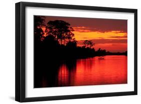 Angkor Sunset I-Erin Berzel-Framed Photographic Print